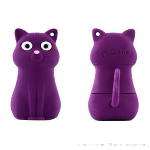 Cat cartoon USB flash drives, free customer/package/printing/3-year warranty/64mb-128G/grade A.moq